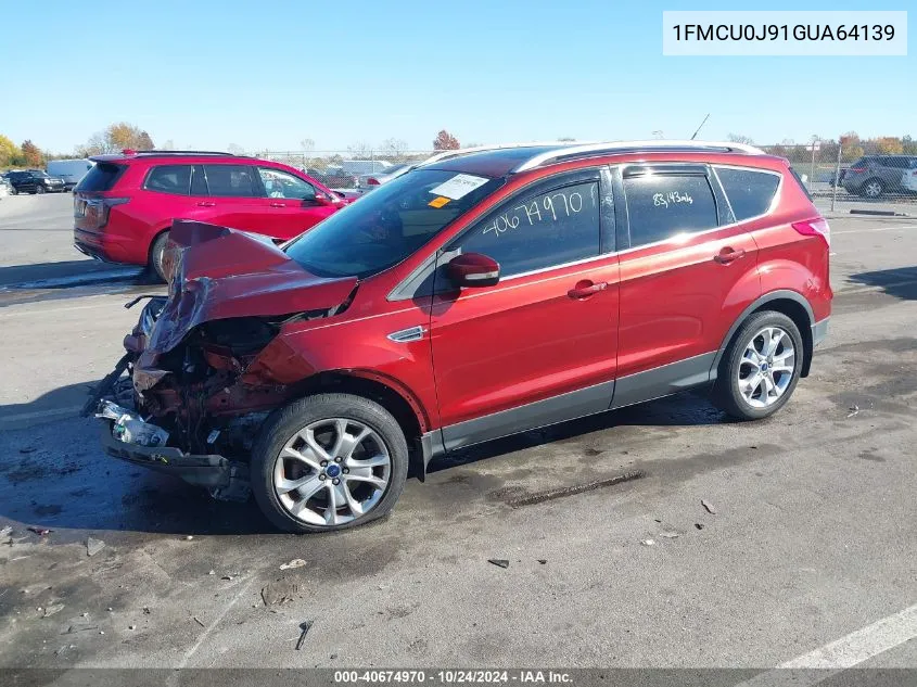 2016 Ford Escape Titanium VIN: 1FMCU0J91GUA64139 Lot: 40674970