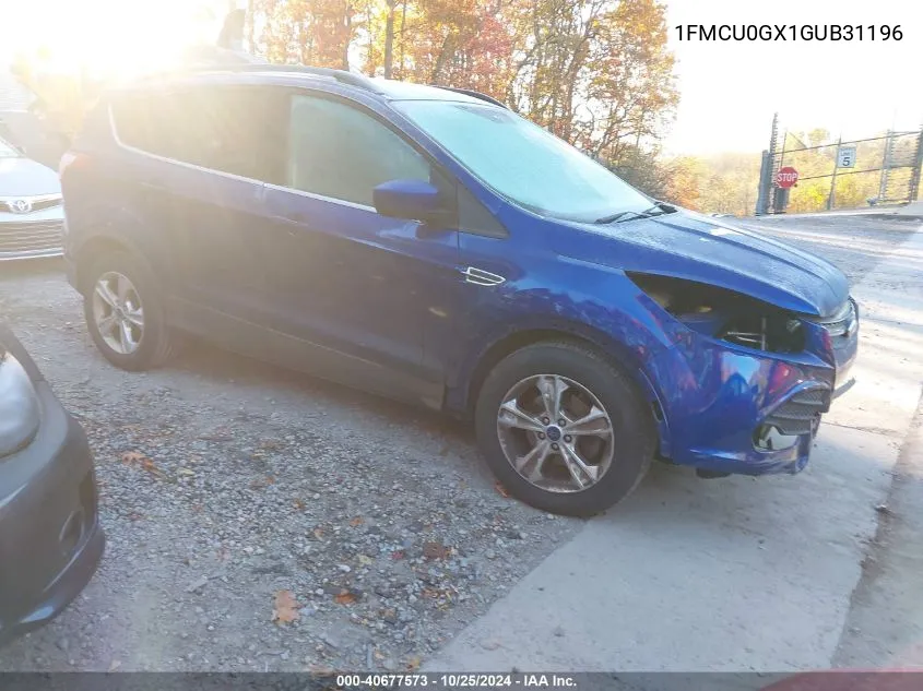 2016 Ford Escape Se VIN: 1FMCU0GX1GUB31196 Lot: 40677573