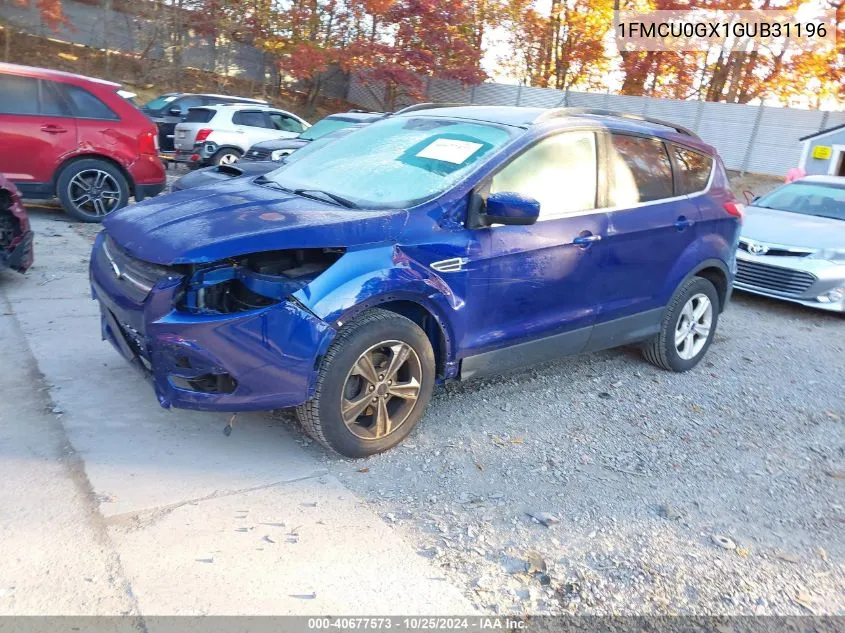 2016 Ford Escape Se VIN: 1FMCU0GX1GUB31196 Lot: 40677573