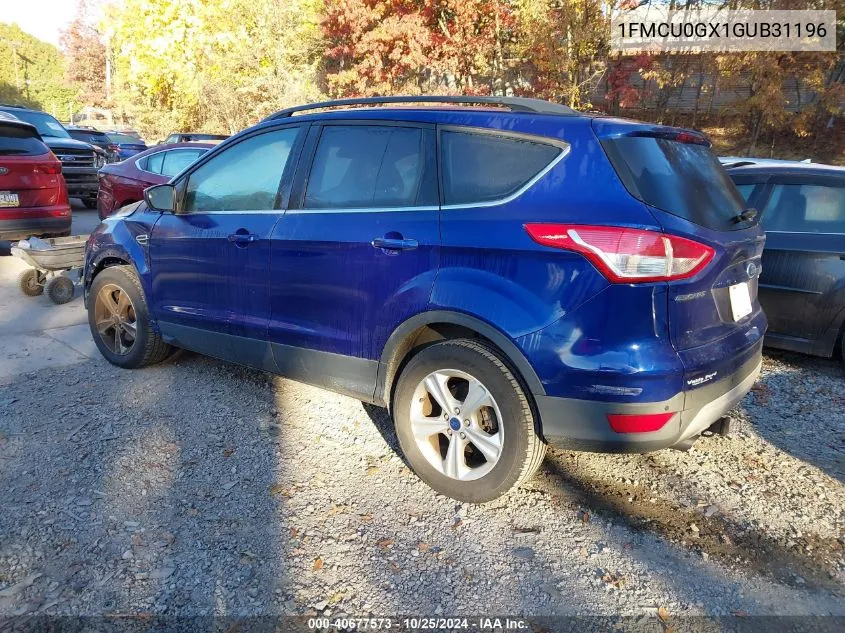 2016 Ford Escape Se VIN: 1FMCU0GX1GUB31196 Lot: 40677573