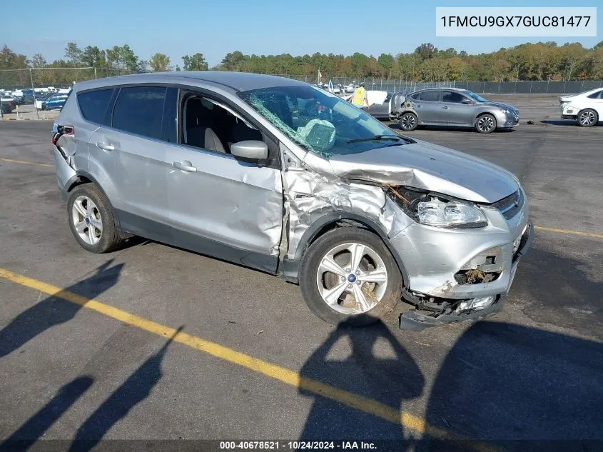 2016 Ford Escape Se VIN: 1FMCU9GX7GUC81477 Lot: 40678521