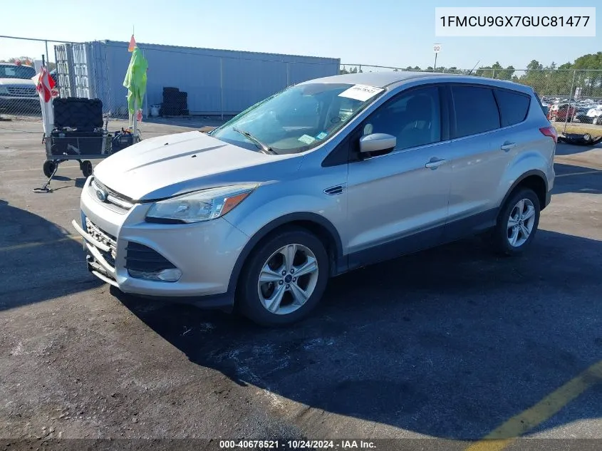 2016 Ford Escape Se VIN: 1FMCU9GX7GUC81477 Lot: 40678521