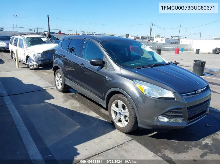 2016 Ford Escape Se VIN: 1FMCU0G73GUC80371 Lot: 40683391