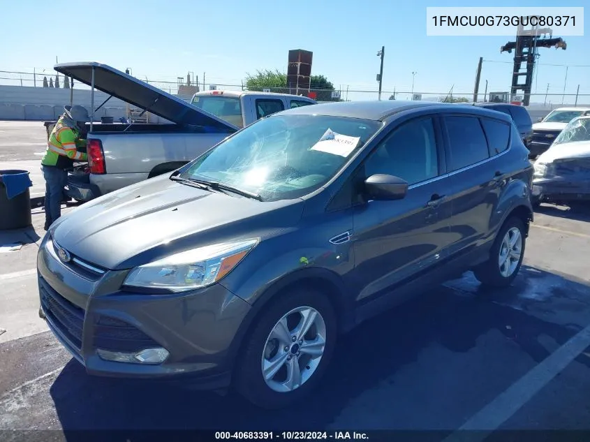 2016 Ford Escape Se VIN: 1FMCU0G73GUC80371 Lot: 40683391