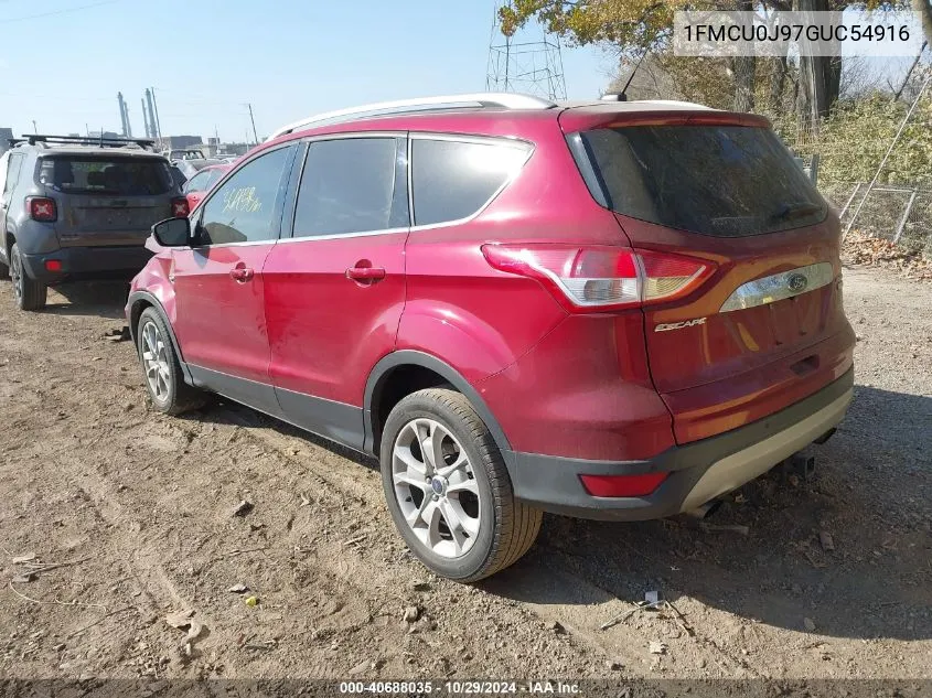 1FMCU0J97GUC54916 2016 Ford Escape Titanium