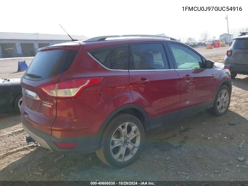 1FMCU0J97GUC54916 2016 Ford Escape Titanium