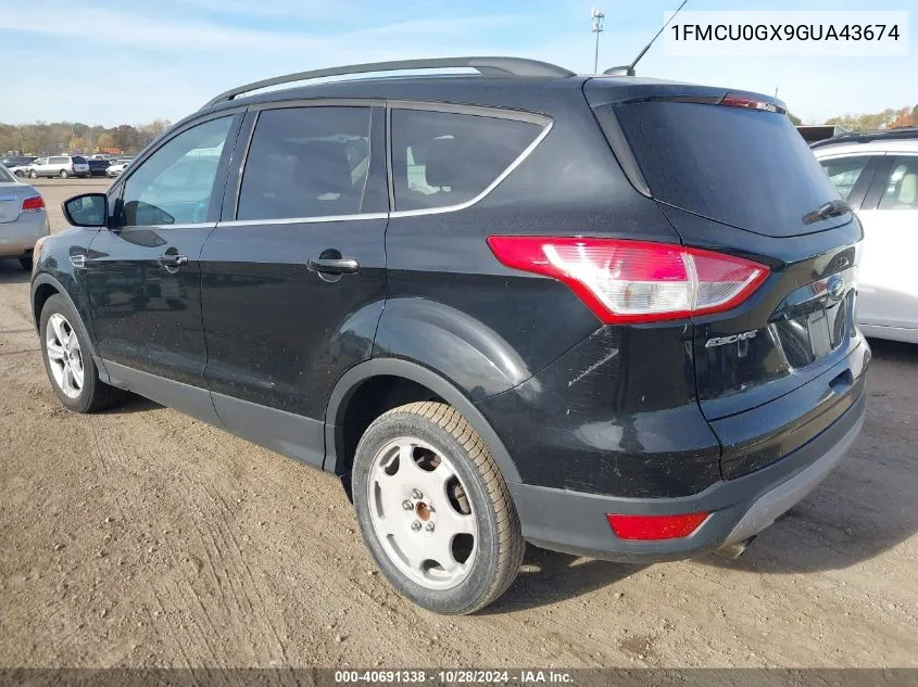 2016 Ford Escape Se VIN: 1FMCU0GX9GUA43674 Lot: 40691338