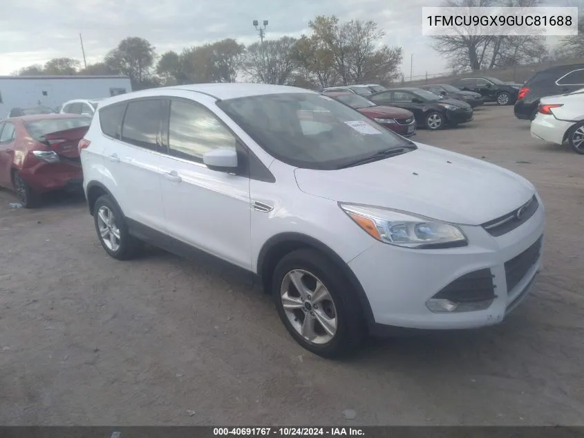 2016 Ford Escape Se VIN: 1FMCU9GX9GUC81688 Lot: 40691767