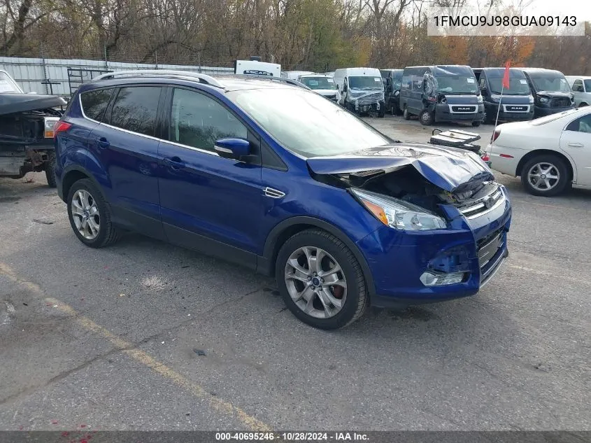 2016 Ford Escape Titanium VIN: 1FMCU9J98GUA09143 Lot: 40695246