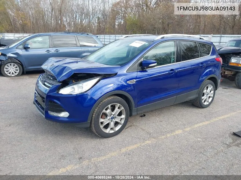 2016 Ford Escape Titanium VIN: 1FMCU9J98GUA09143 Lot: 40695246