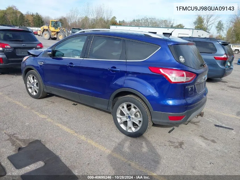 2016 Ford Escape Titanium VIN: 1FMCU9J98GUA09143 Lot: 40695246