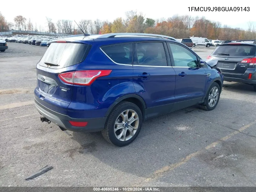 2016 Ford Escape Titanium VIN: 1FMCU9J98GUA09143 Lot: 40695246