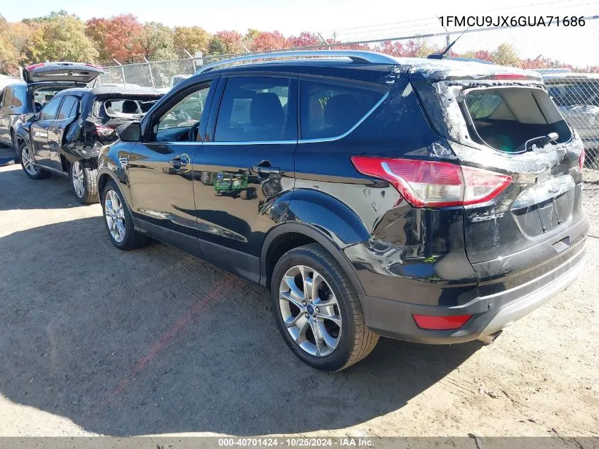 2016 Ford Escape Titanium VIN: 1FMCU9JX6GUA71686 Lot: 40701424