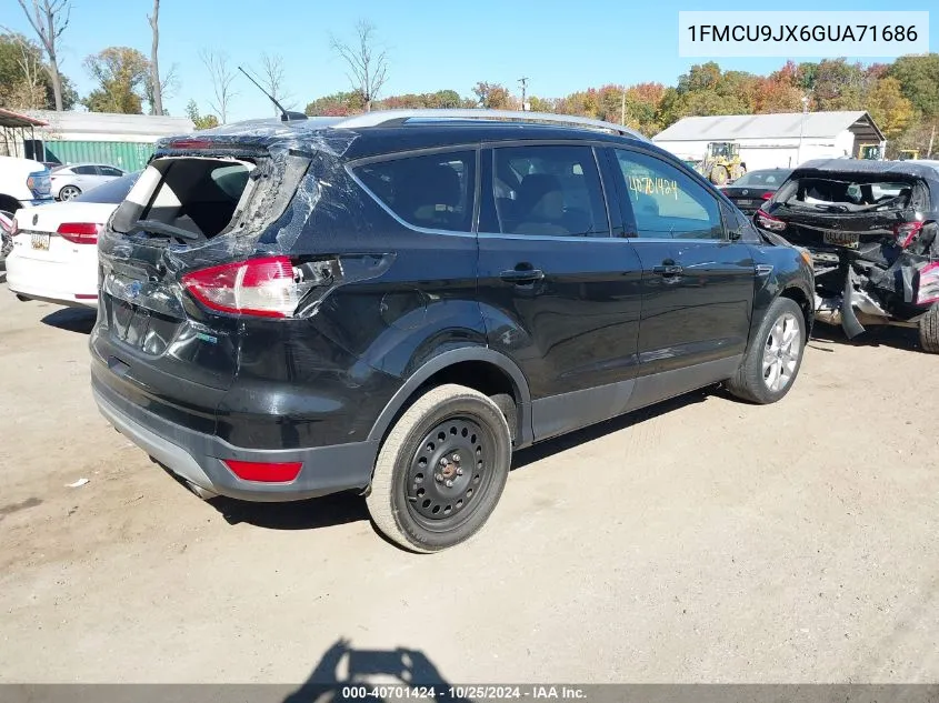 2016 Ford Escape Titanium VIN: 1FMCU9JX6GUA71686 Lot: 40701424