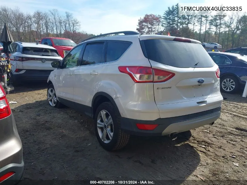 2016 Ford Escape Se VIN: 1FMCU0GX4GUC33835 Lot: 40702208