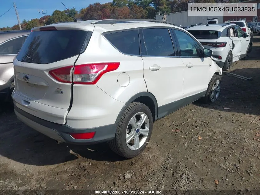 2016 Ford Escape Se VIN: 1FMCU0GX4GUC33835 Lot: 40702208