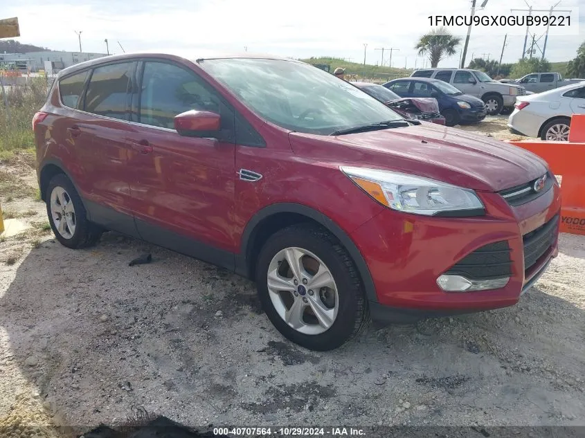 2016 Ford Escape Se VIN: 1FMCU9GX0GUB99221 Lot: 40707564