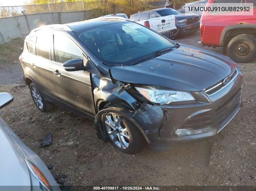 2016 Ford Escape Titanium VIN: 1FMCU0J91GUB82952 Lot: 40709617