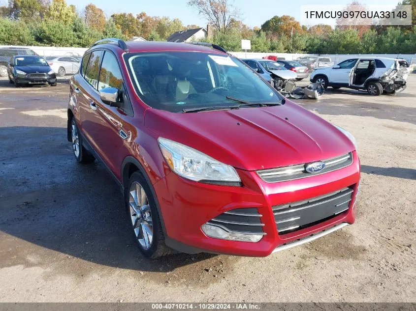 2016 Ford Escape Se VIN: 1FMCU9G97GUA33148 Lot: 40710214