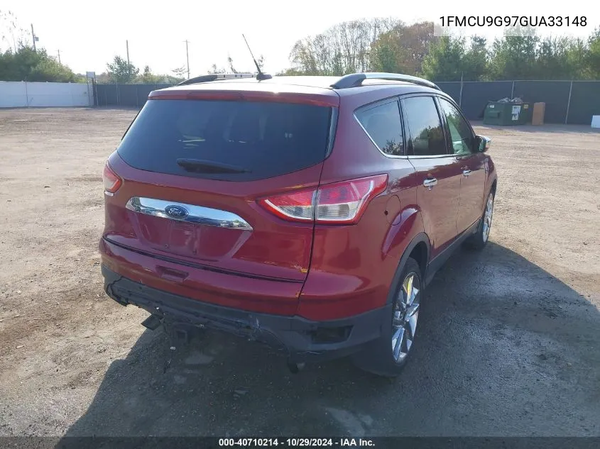 2016 Ford Escape Se VIN: 1FMCU9G97GUA33148 Lot: 40710214