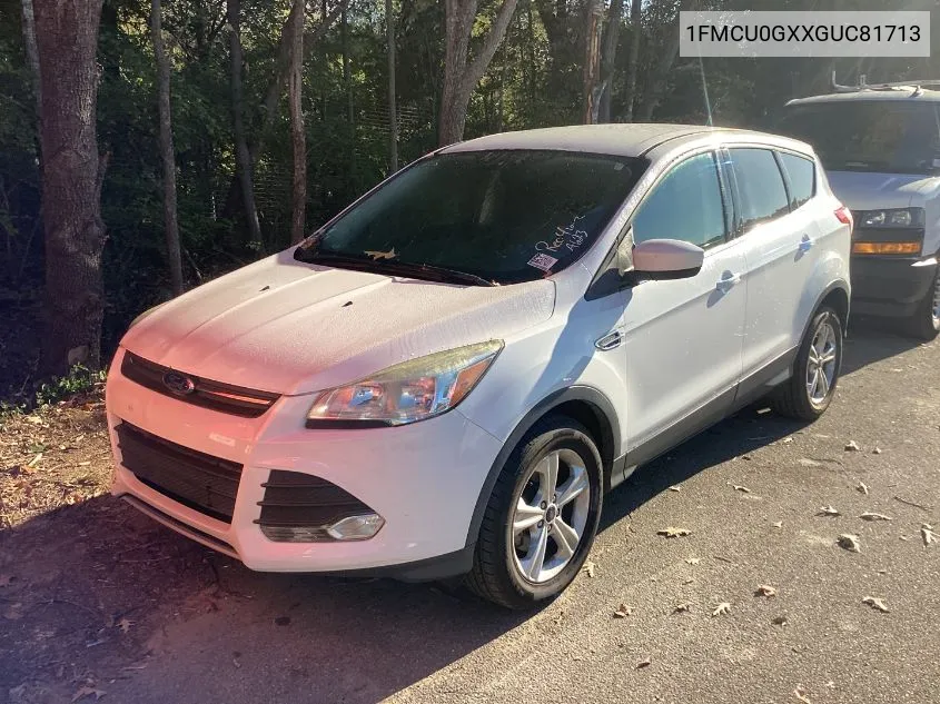 2016 Ford Escape Se VIN: 1FMCU0GXXGUC81713 Lot: 40715725