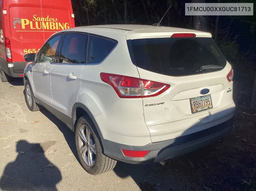 2016 Ford Escape Se VIN: 1FMCU0GXXGUC81713 Lot: 40715725