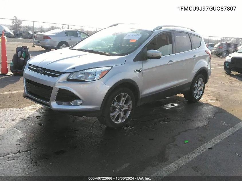 2016 Ford Escape Titanium VIN: 1FMCU9J97GUC87807 Lot: 40722066