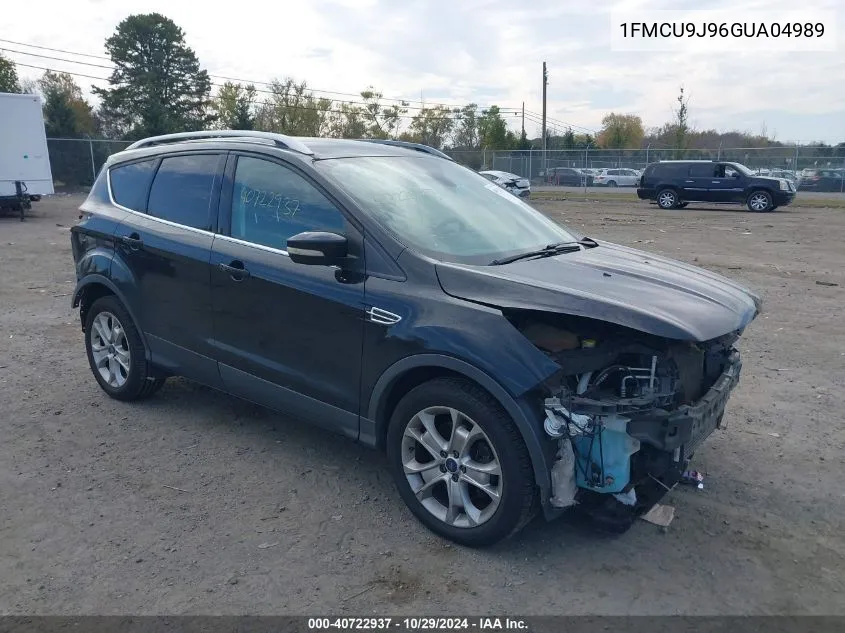 2016 Ford Escape Titanium VIN: 1FMCU9J96GUA04989 Lot: 40722937