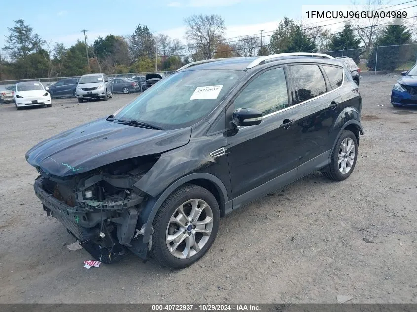 2016 Ford Escape Titanium VIN: 1FMCU9J96GUA04989 Lot: 40722937