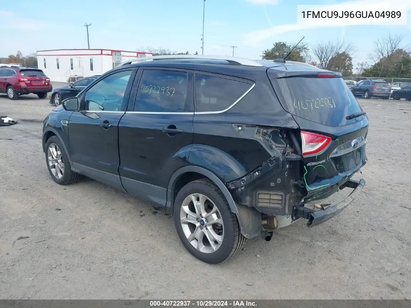 2016 Ford Escape Titanium VIN: 1FMCU9J96GUA04989 Lot: 40722937