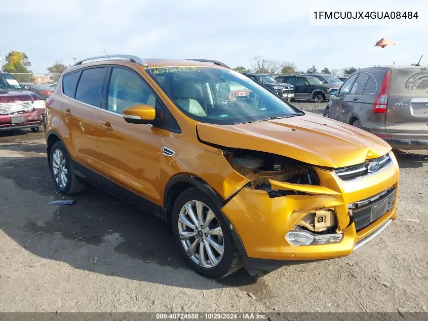 2016 Ford Escape Titanium VIN: 1FMCU0JX4GUA08484 Lot: 40724858