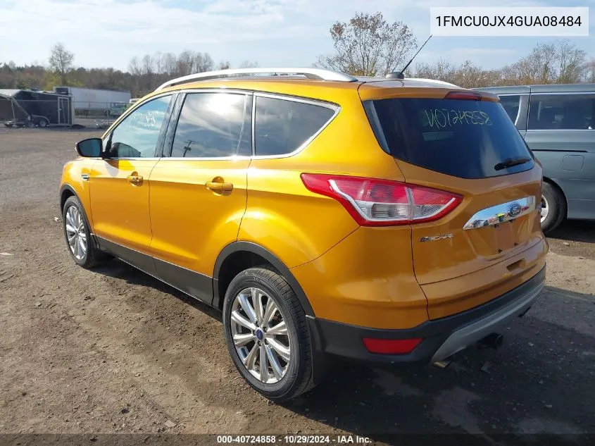 2016 Ford Escape Titanium VIN: 1FMCU0JX4GUA08484 Lot: 40724858