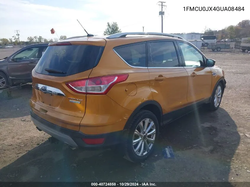 2016 Ford Escape Titanium VIN: 1FMCU0JX4GUA08484 Lot: 40724858