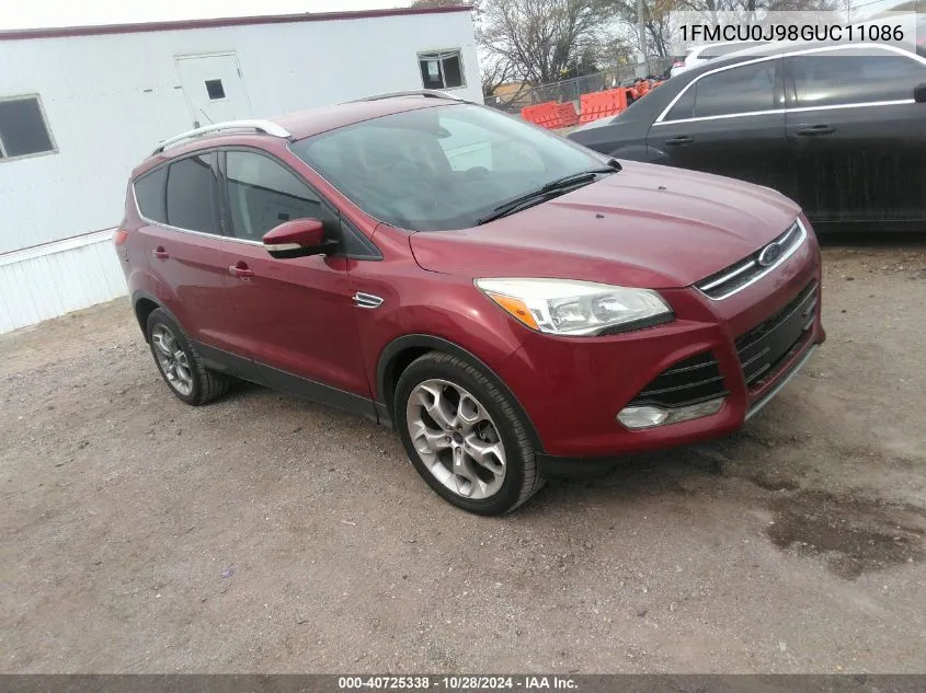 2016 Ford Escape Titanium VIN: 1FMCU0J98GUC11086 Lot: 40725338