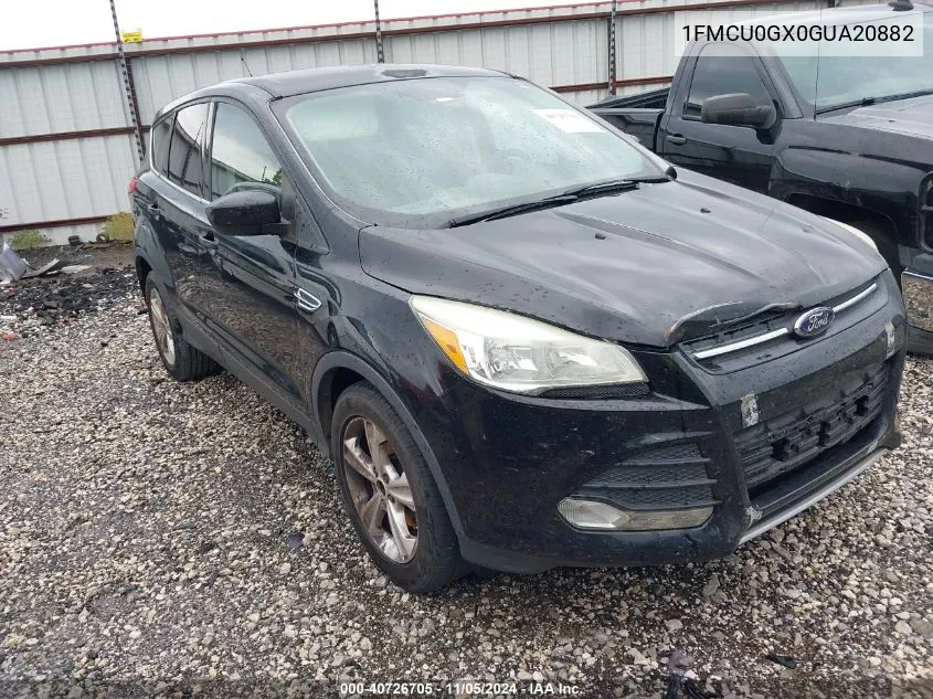 2016 Ford Escape Se VIN: 1FMCU0GX0GUA20882 Lot: 40726705