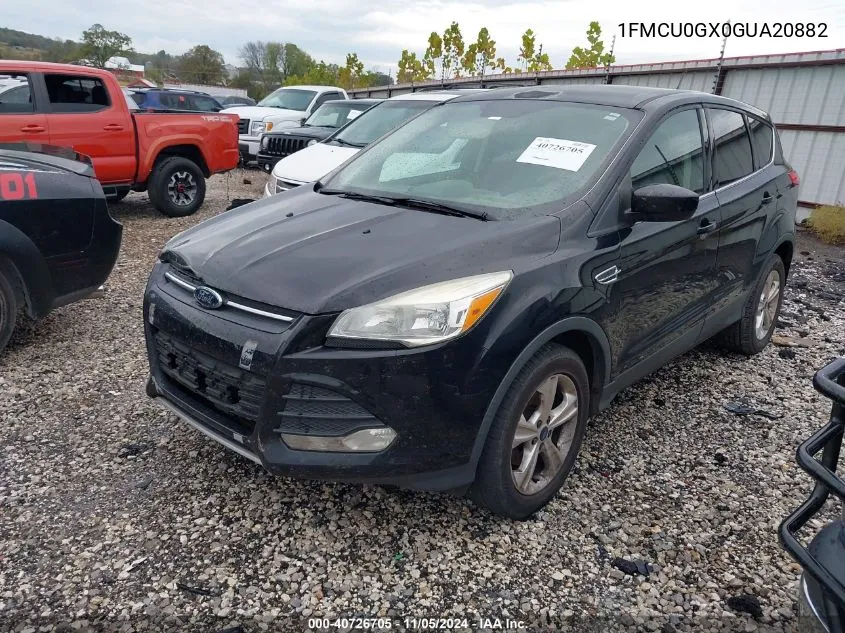 2016 Ford Escape Se VIN: 1FMCU0GX0GUA20882 Lot: 40726705