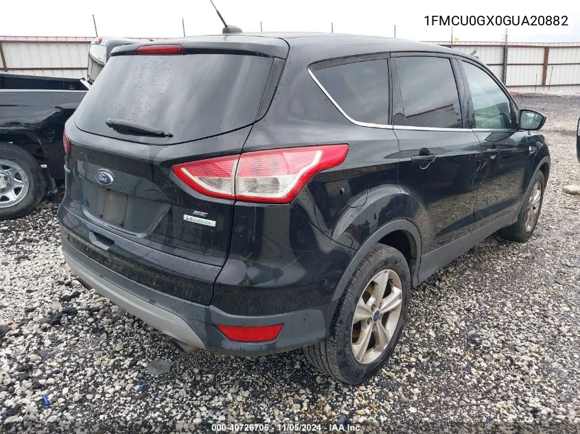 2016 Ford Escape Se VIN: 1FMCU0GX0GUA20882 Lot: 40726705