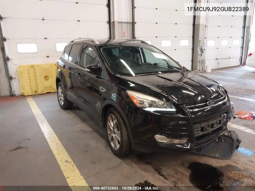 2016 Ford Escape Titanium VIN: 1FMCU9J92GUB22389 Lot: 40732853