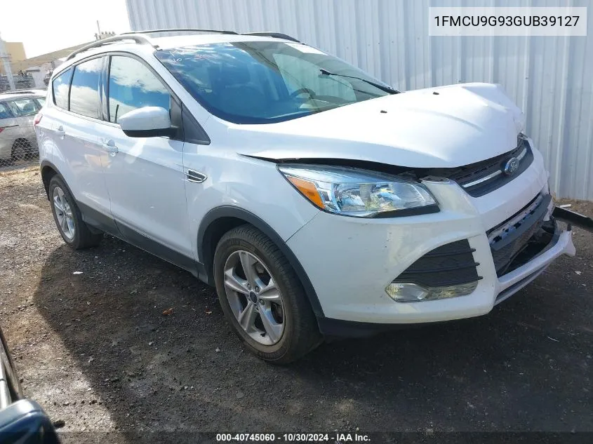 2016 Ford Escape Se VIN: 1FMCU9G93GUB39127 Lot: 40745060