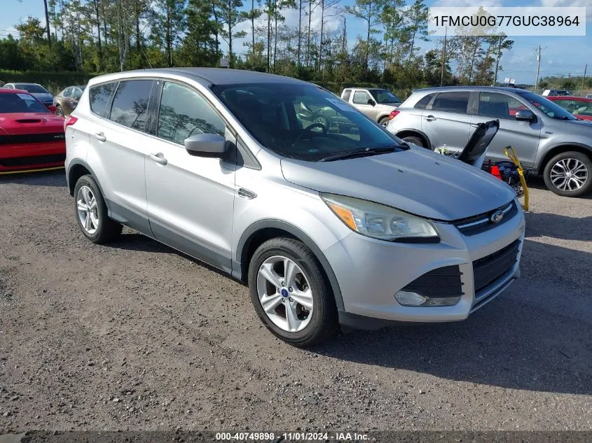 2016 Ford Escape Se VIN: 1FMCU0G77GUC38964 Lot: 40749898