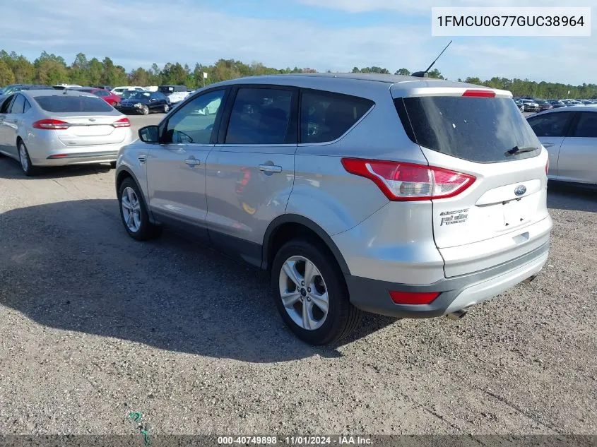 2016 Ford Escape Se VIN: 1FMCU0G77GUC38964 Lot: 40749898