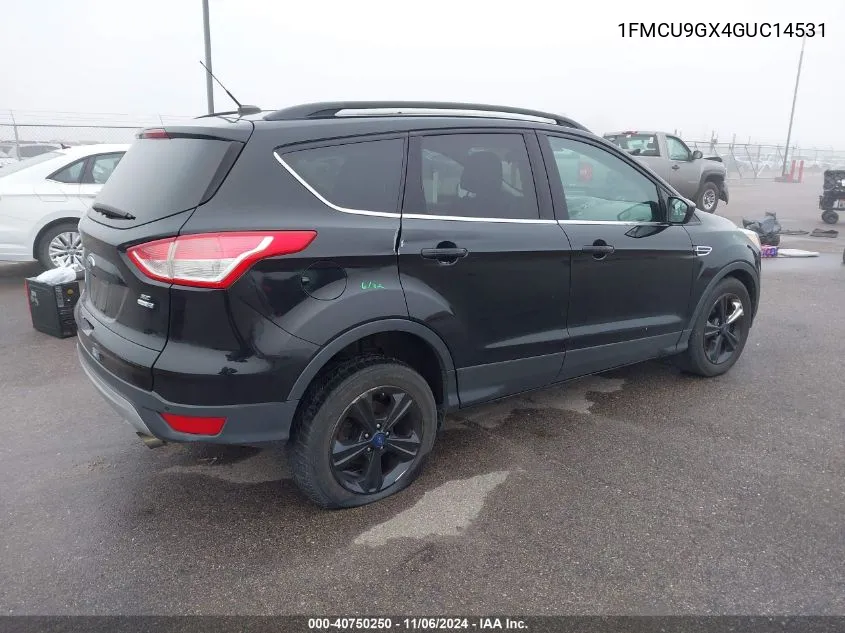 2016 Ford Escape Se VIN: 1FMCU9GX4GUC14531 Lot: 40750250