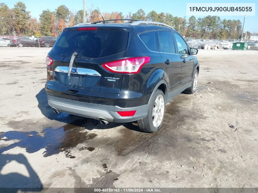 2016 Ford Escape Titanium VIN: 1FMCU9J90GUB45055 Lot: 40759163