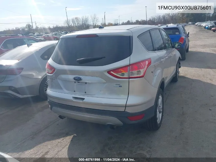 2016 Ford Escape Se VIN: 1FMCU9GX0GUB75601 Lot: 40761998