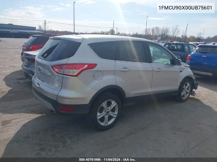 2016 Ford Escape Se VIN: 1FMCU9GX0GUB75601 Lot: 40761998