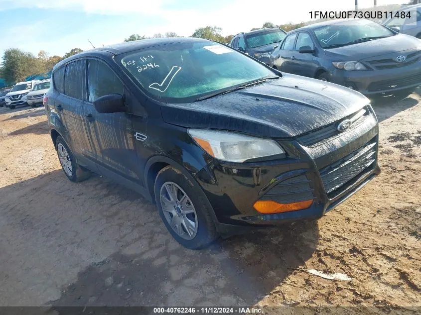 2016 Ford Escape S VIN: 1FMCU0F73GUB11484 Lot: 40762246