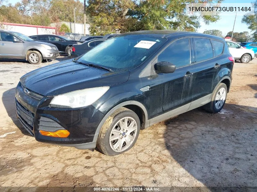 2016 Ford Escape S VIN: 1FMCU0F73GUB11484 Lot: 40762246