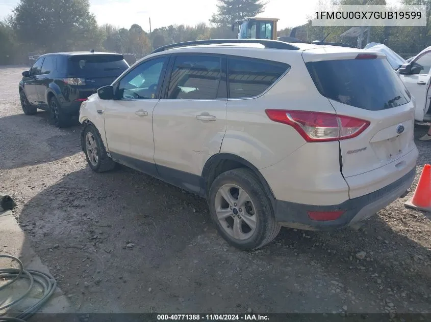 2016 Ford Escape Se VIN: 1FMCU0GX7GUB19599 Lot: 40771388