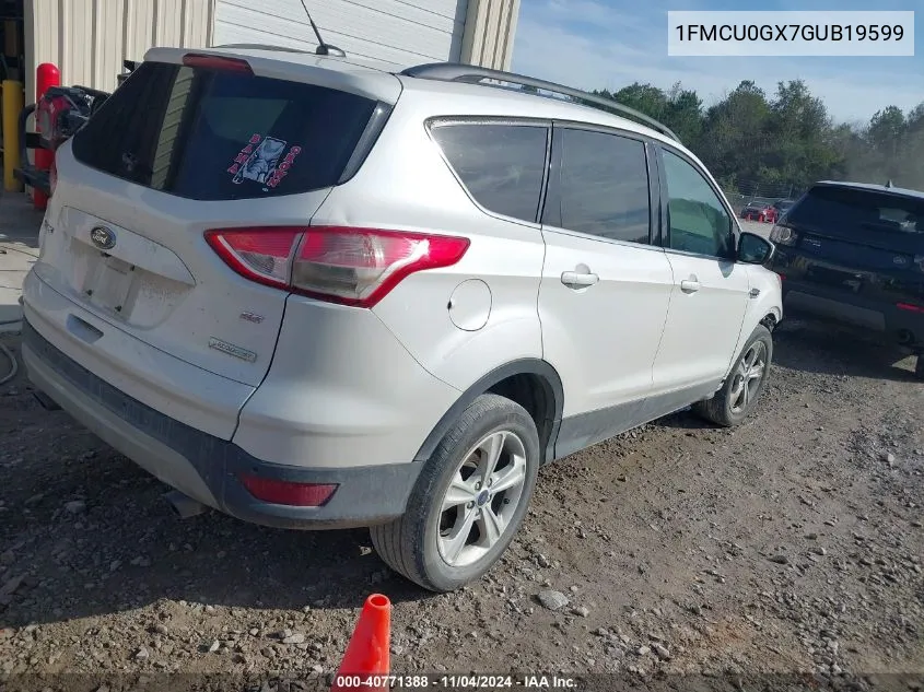 2016 Ford Escape Se VIN: 1FMCU0GX7GUB19599 Lot: 40771388