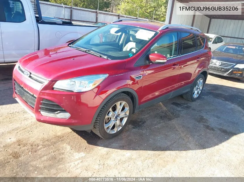 2016 Ford Escape Titanium VIN: 1FMCU0J96GUB35206 Lot: 40773516